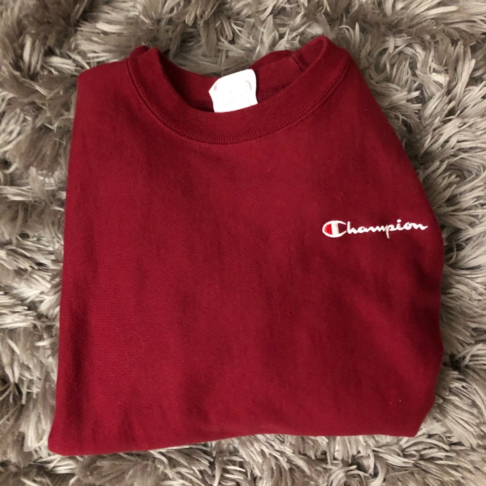 Champion Reverse Weave Crewneck Vintage Logo